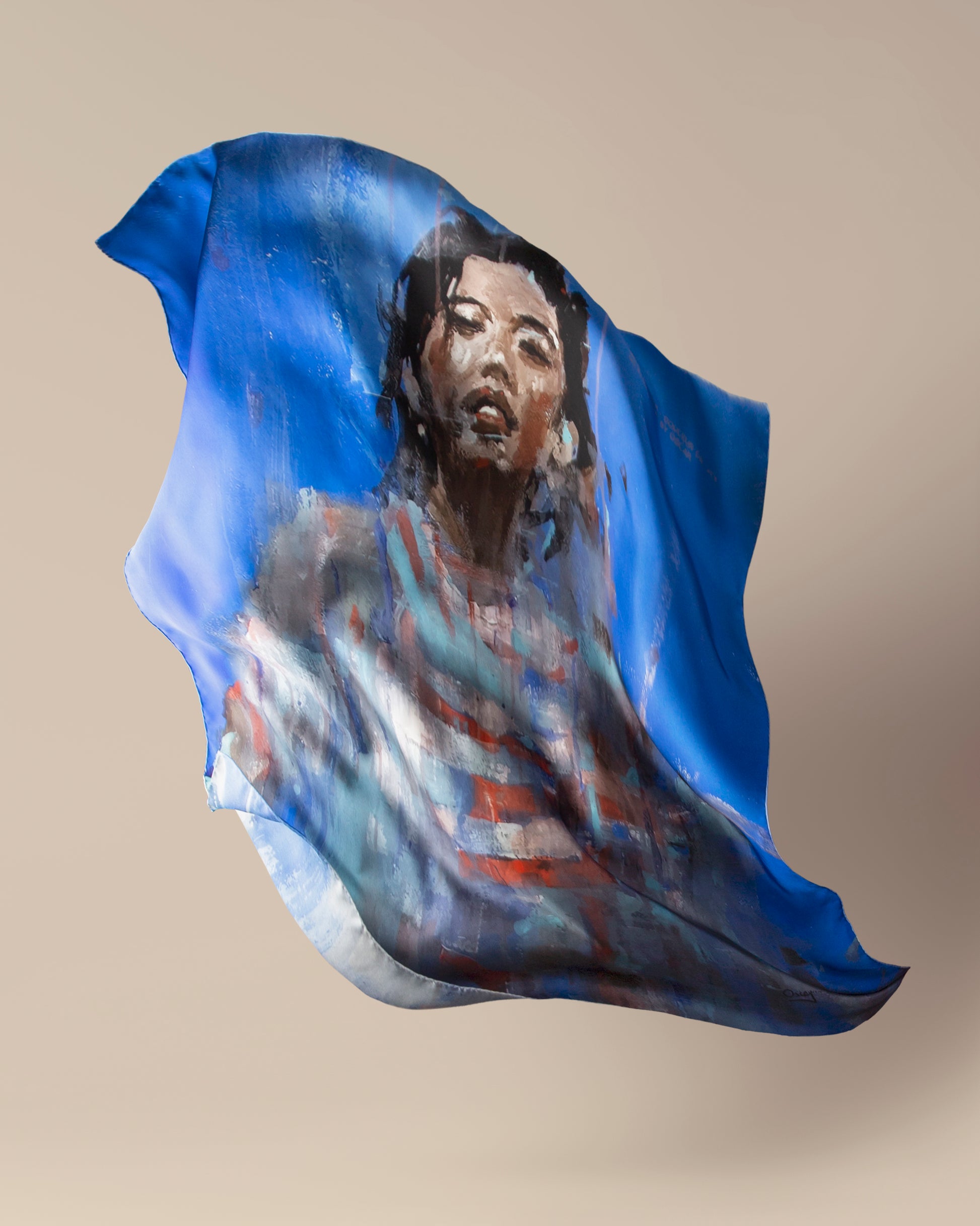silk scarf artist