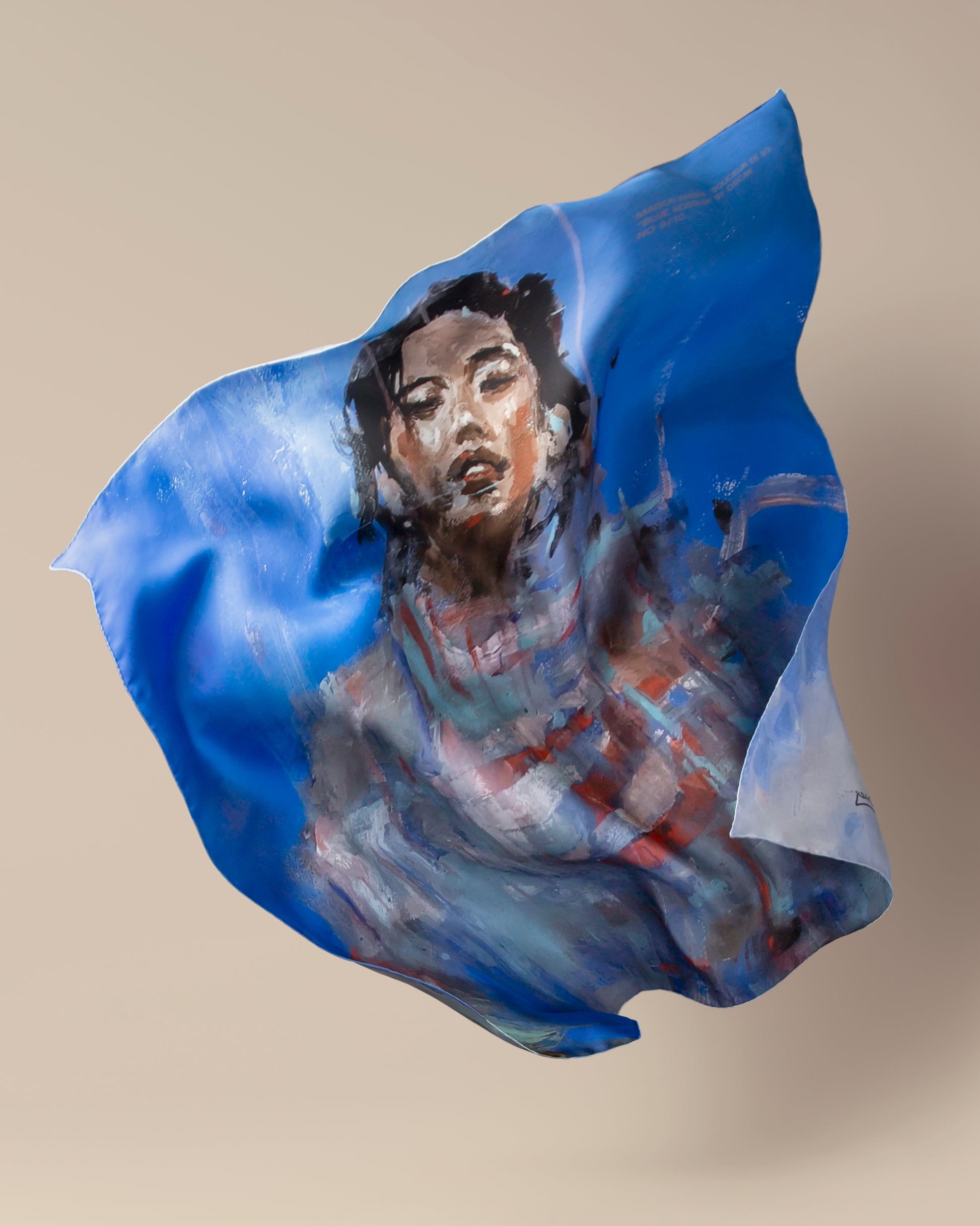silk scarf art