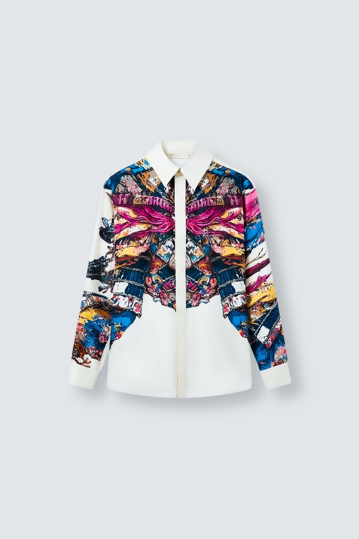 BUDO 3 Signature Oversized Silk Shirt by Maison Kargani