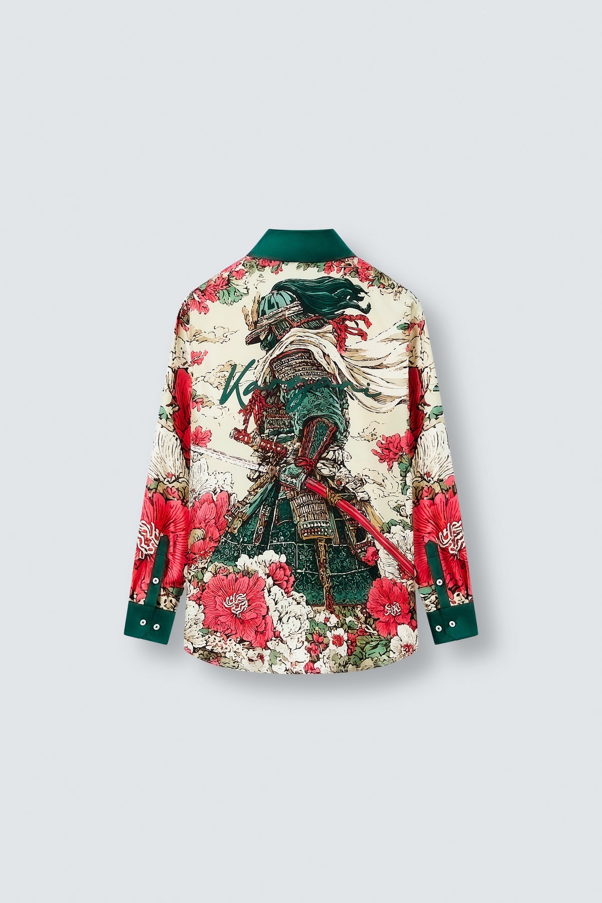 BUDO 2 Signature Oversized Silk Shirt by Maison Kargani