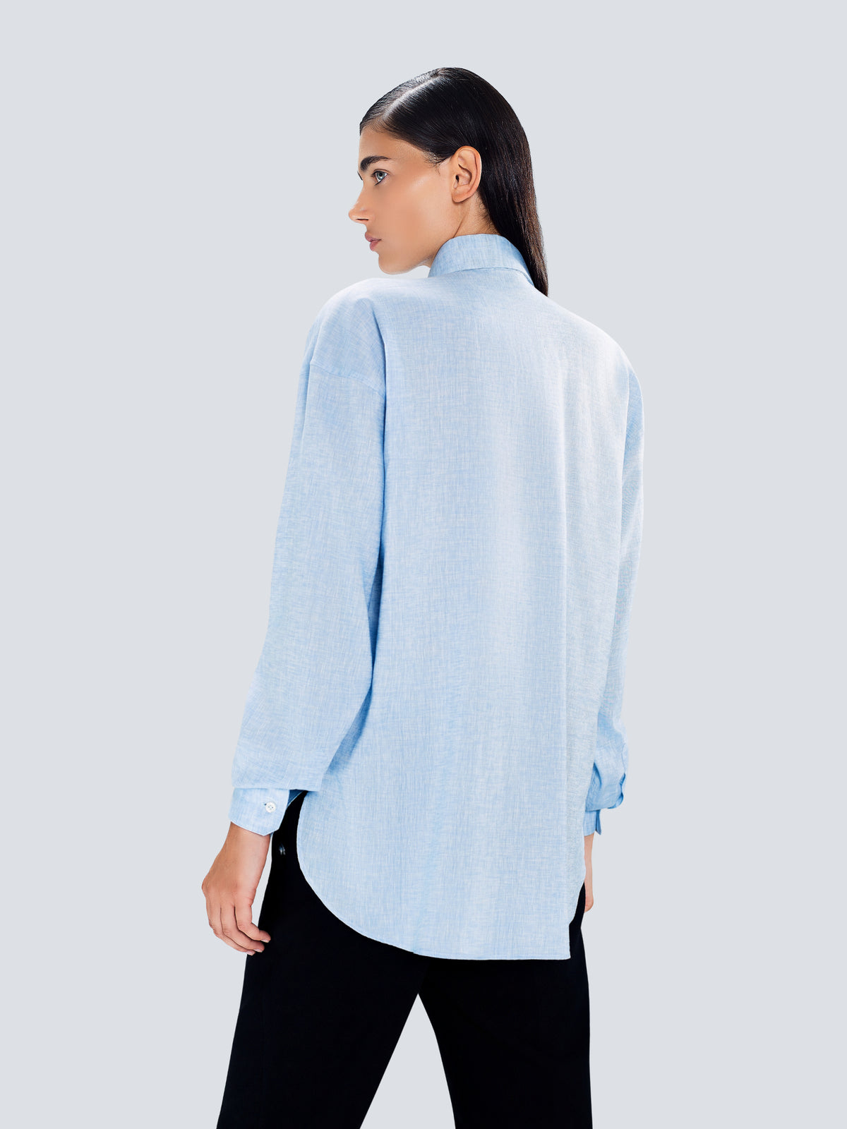 Oversized Linen Shirt by Maison Kargani