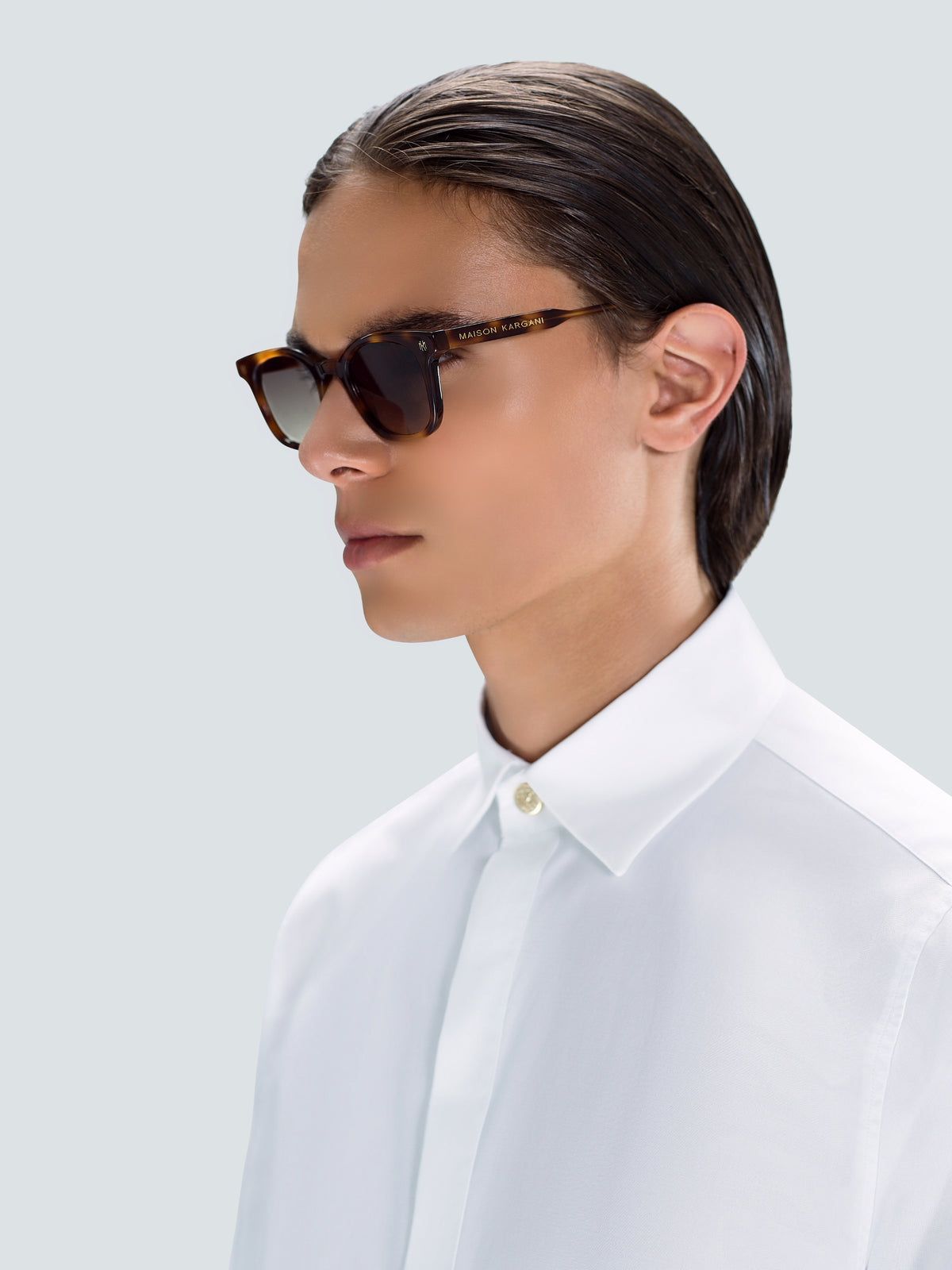 Via Montenapoleone Designer Sunglasses in Tortoise by Maison Kargani
