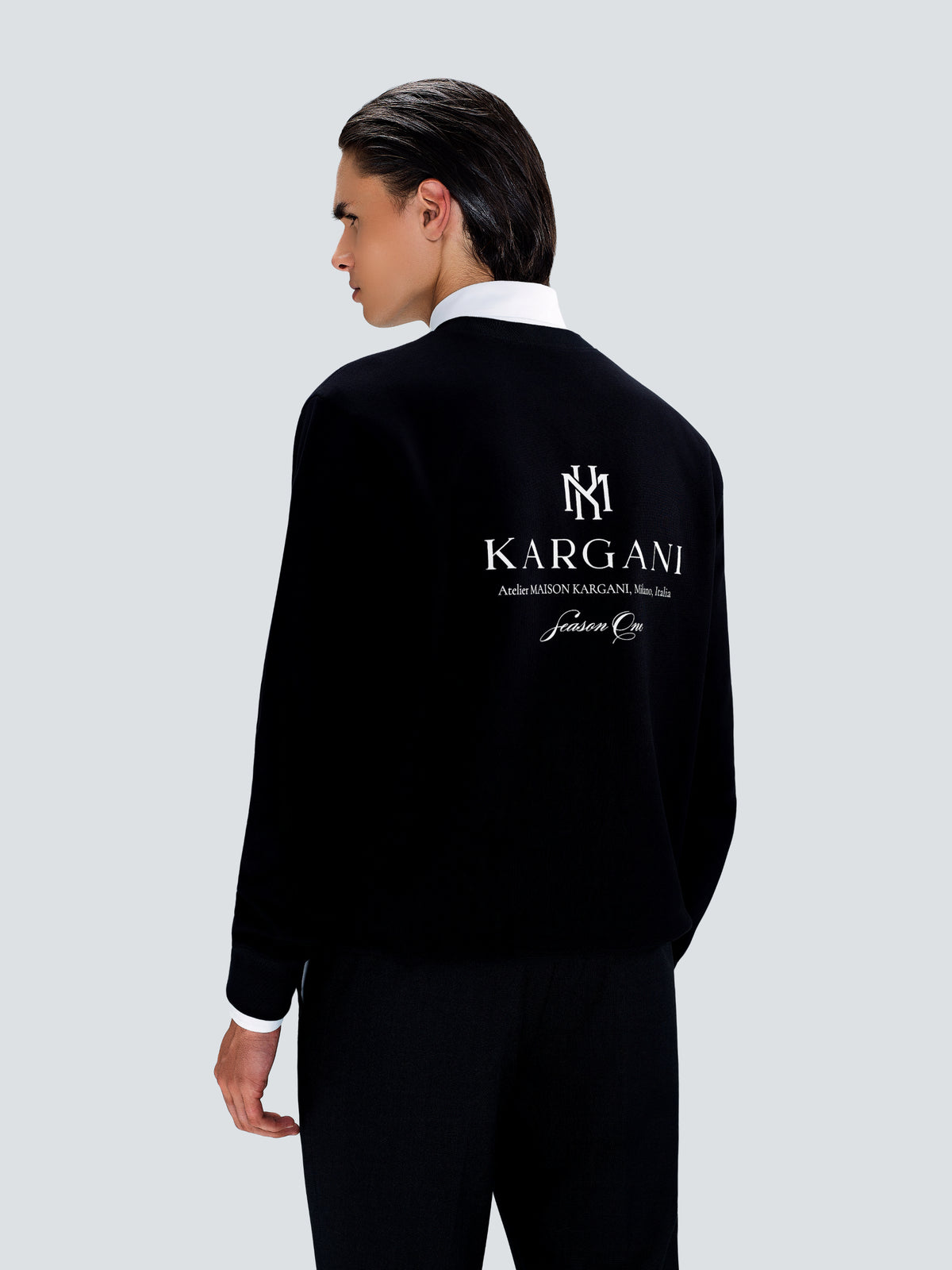 Maison Kargani Atelier Cotton Crewneck Sweatshirt by Maison Kargani
