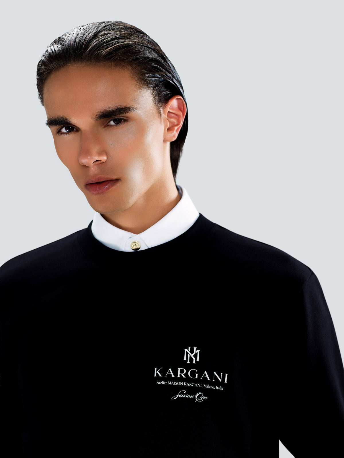 Maison Kargani Atelier Cotton Crewneck Sweatshirt by Maison Kargani