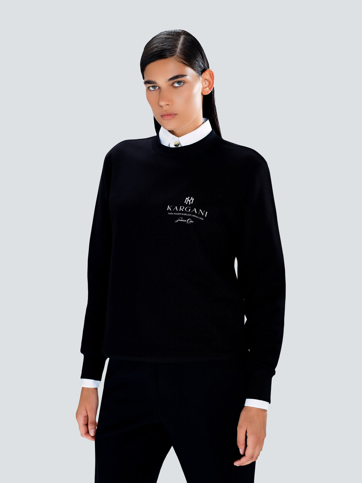 MAISON KARGANI ATELIER FELPA CREWNECK — Maison Kargani