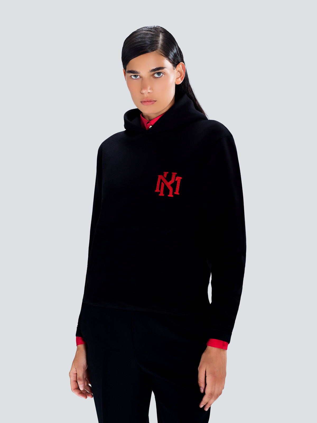 MK Edition Cotton Felpa Hoodie by Maison Kargani