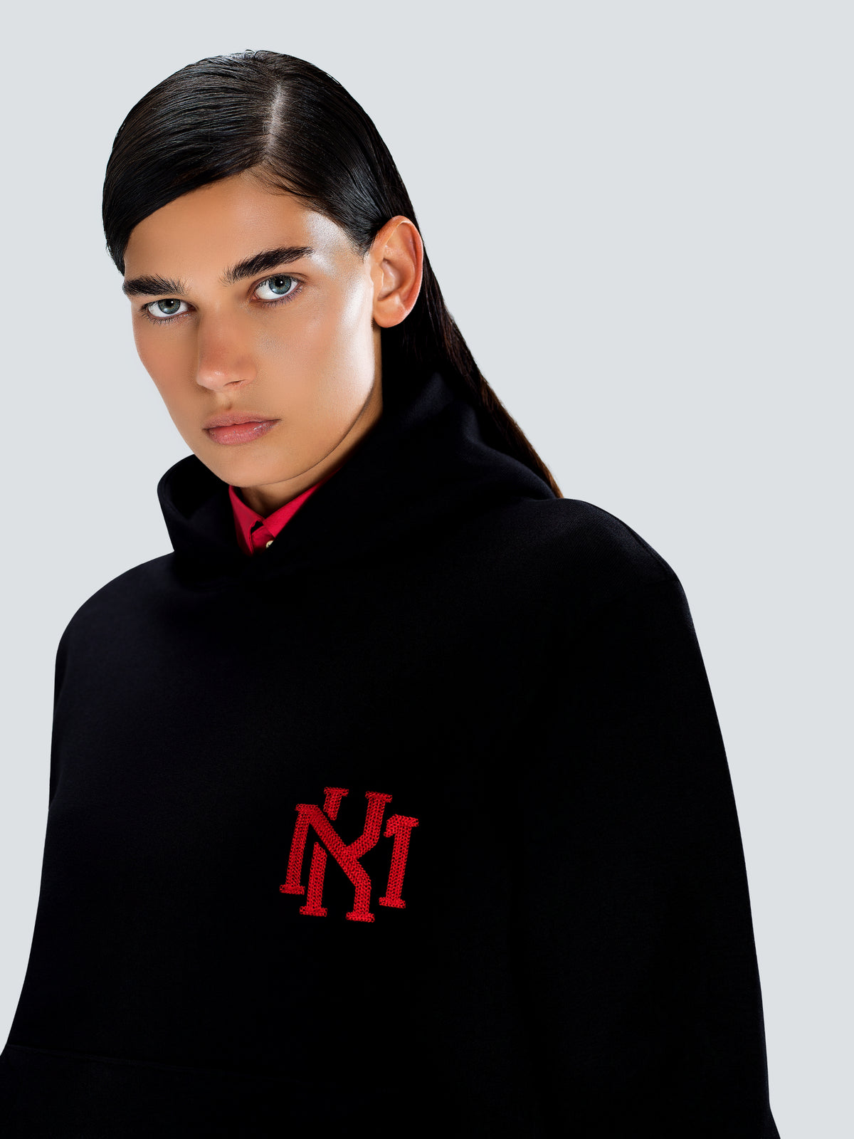 MK Edition Cotton Felpa Hoodie by Maison Kargani