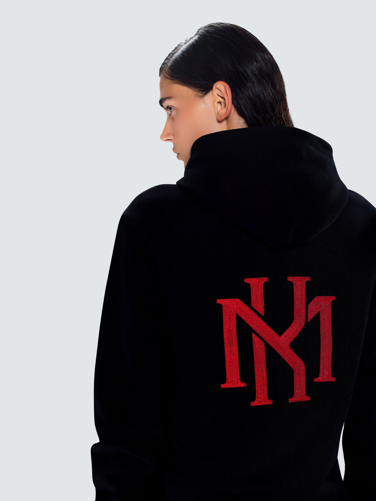 MK Edition Cotton Felpa Hoodie by Maison Kargani