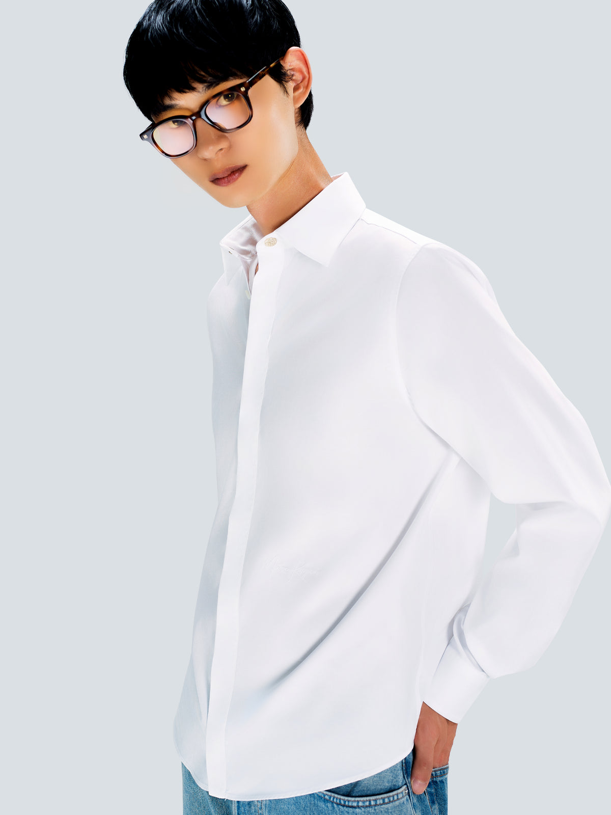 Tailored Cotton Shirt by Maison Kargani