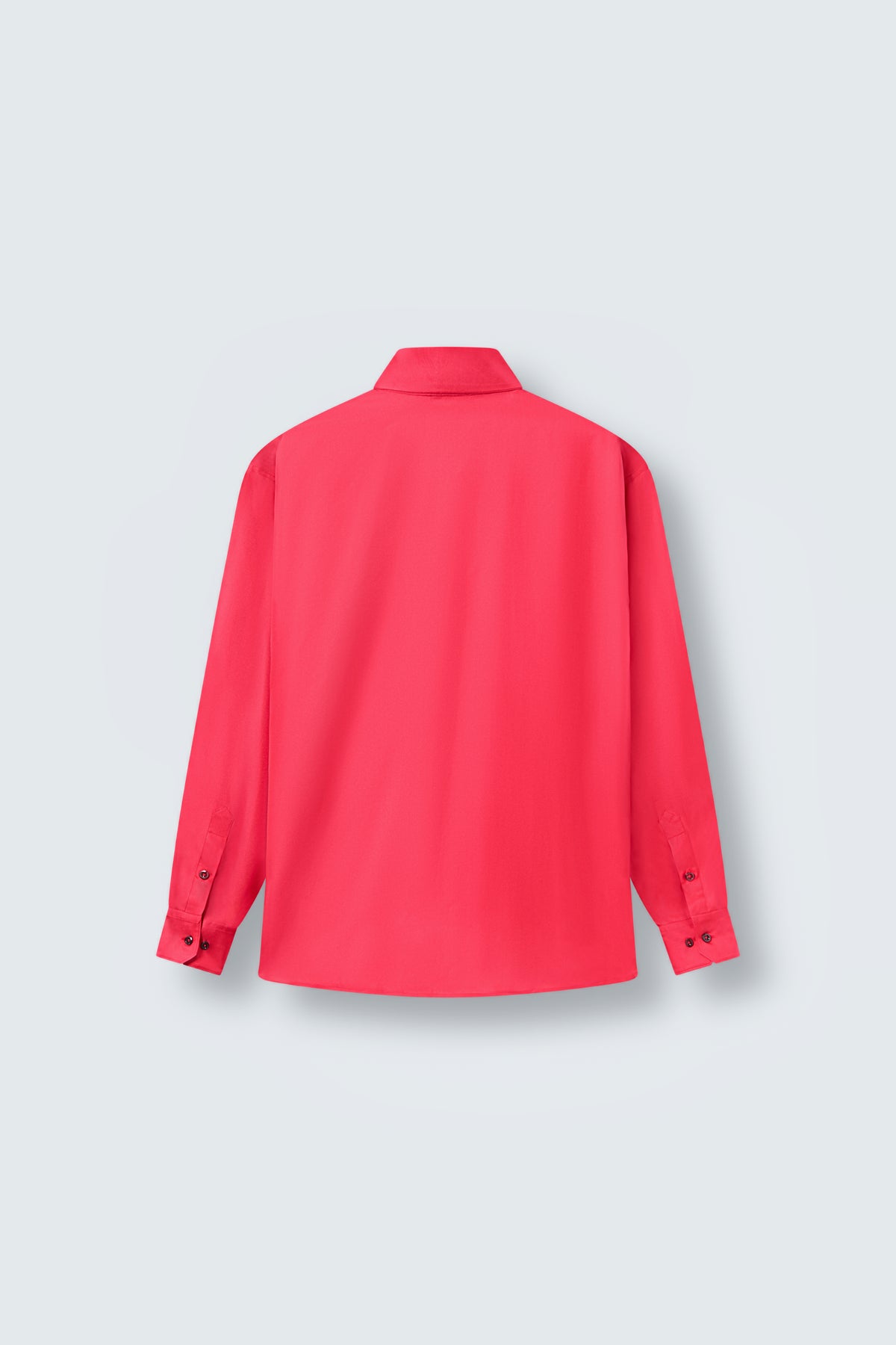 Oversized Silk Shirt in Red by Maison Kargani