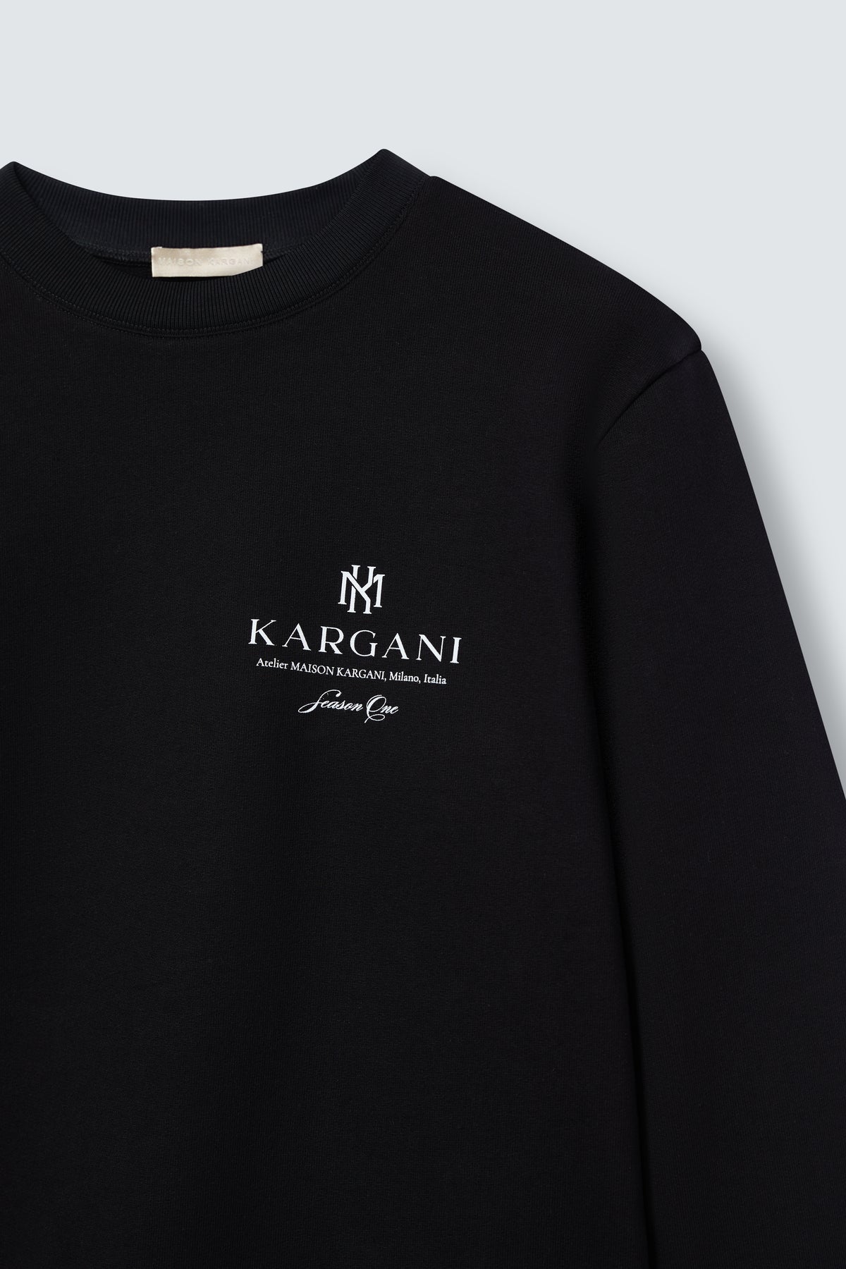 Maison Kargani Atelier Cotton Crewneck Sweatshirt by Maison Kargani