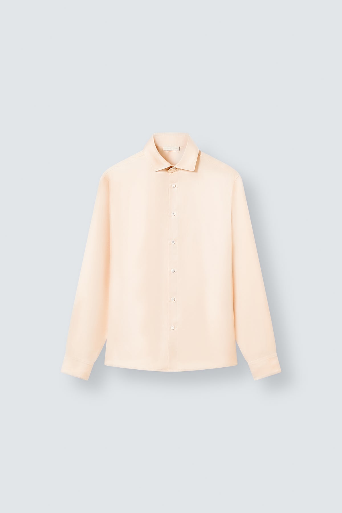 Tailored Silk Shirt in Champagne by Maison Kargani