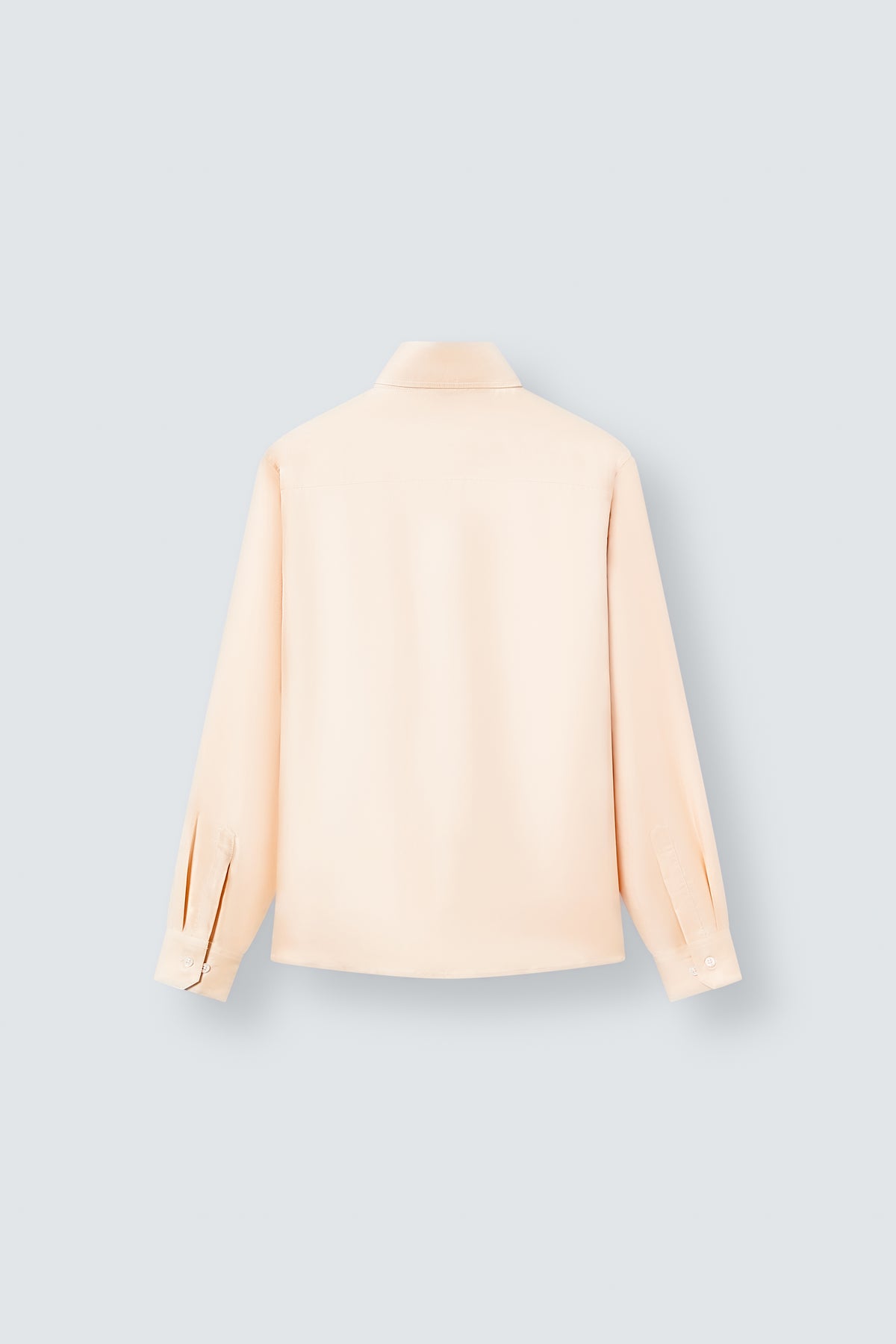 Tailored Silk Shirt in Champagne by Maison Kargani