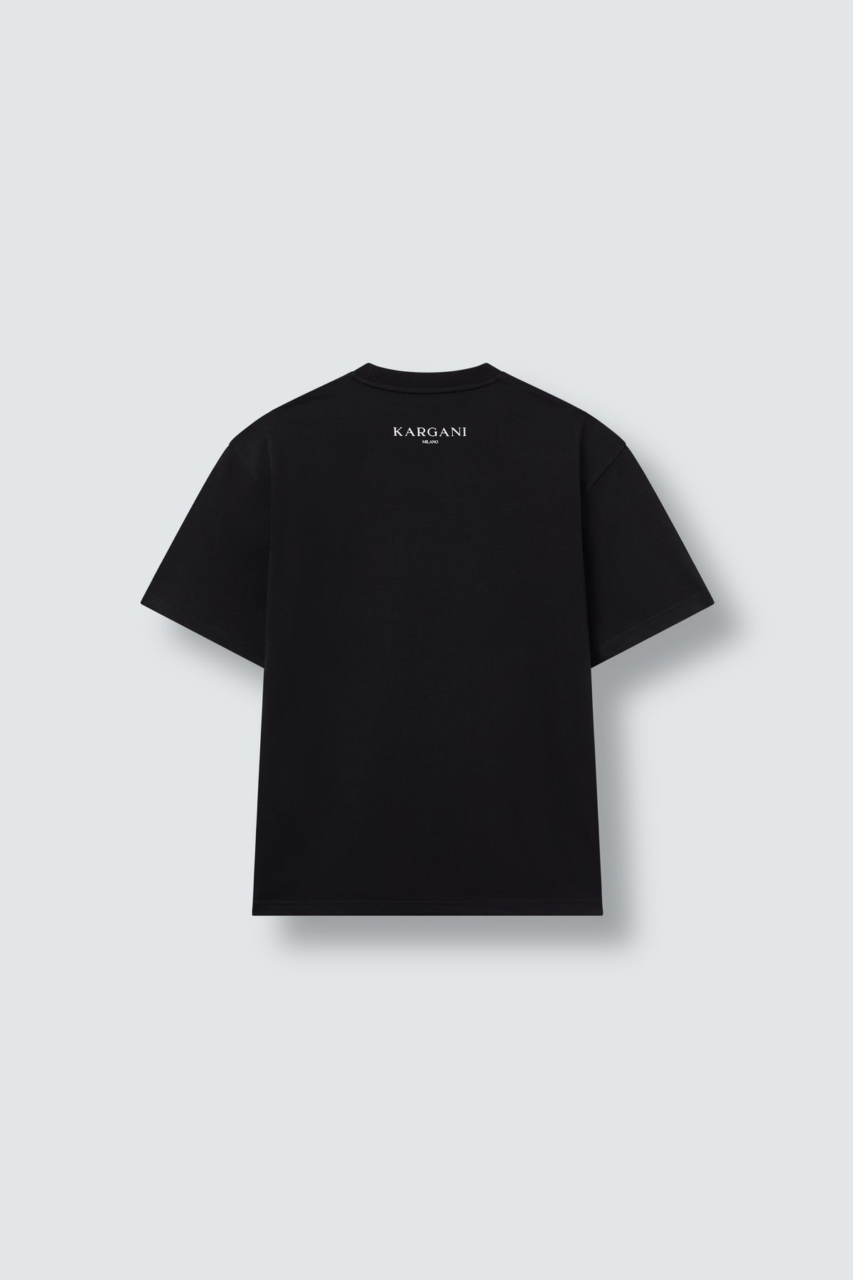 Kargani Milano Oversized Cotton T-Shirt in Black by Maison Kargani