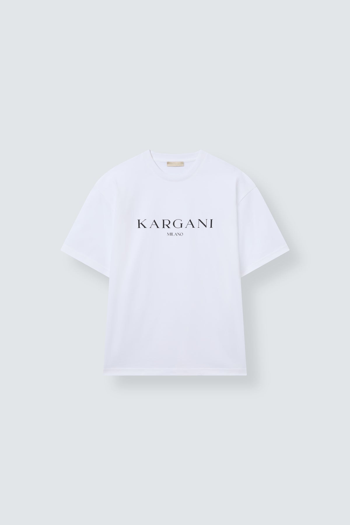 Kargani Milano Oversized Cotton T-Shirt in White by Maison Kargani