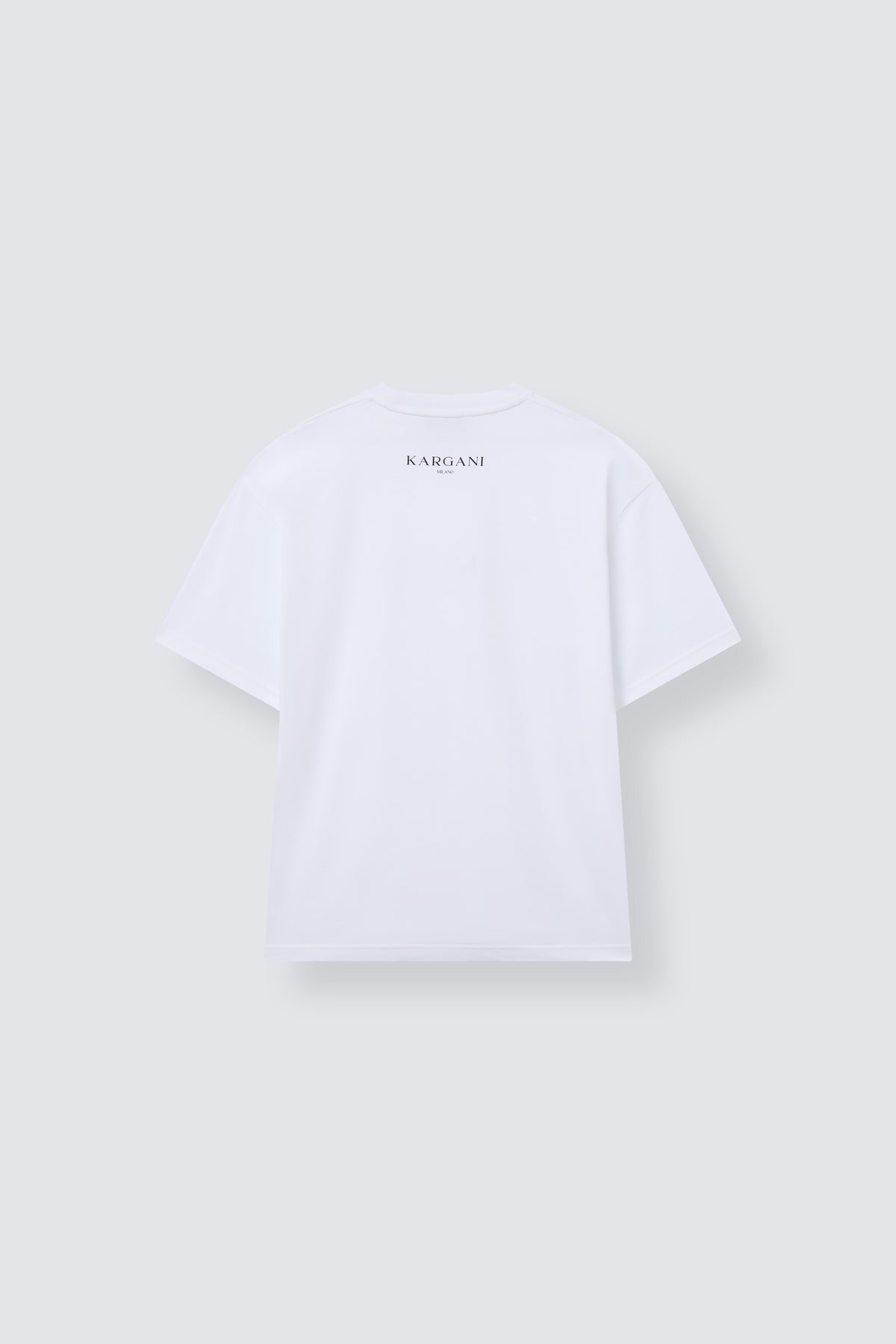 Kargani Milano Oversized Cotton T-Shirt in White by Maison Kargani