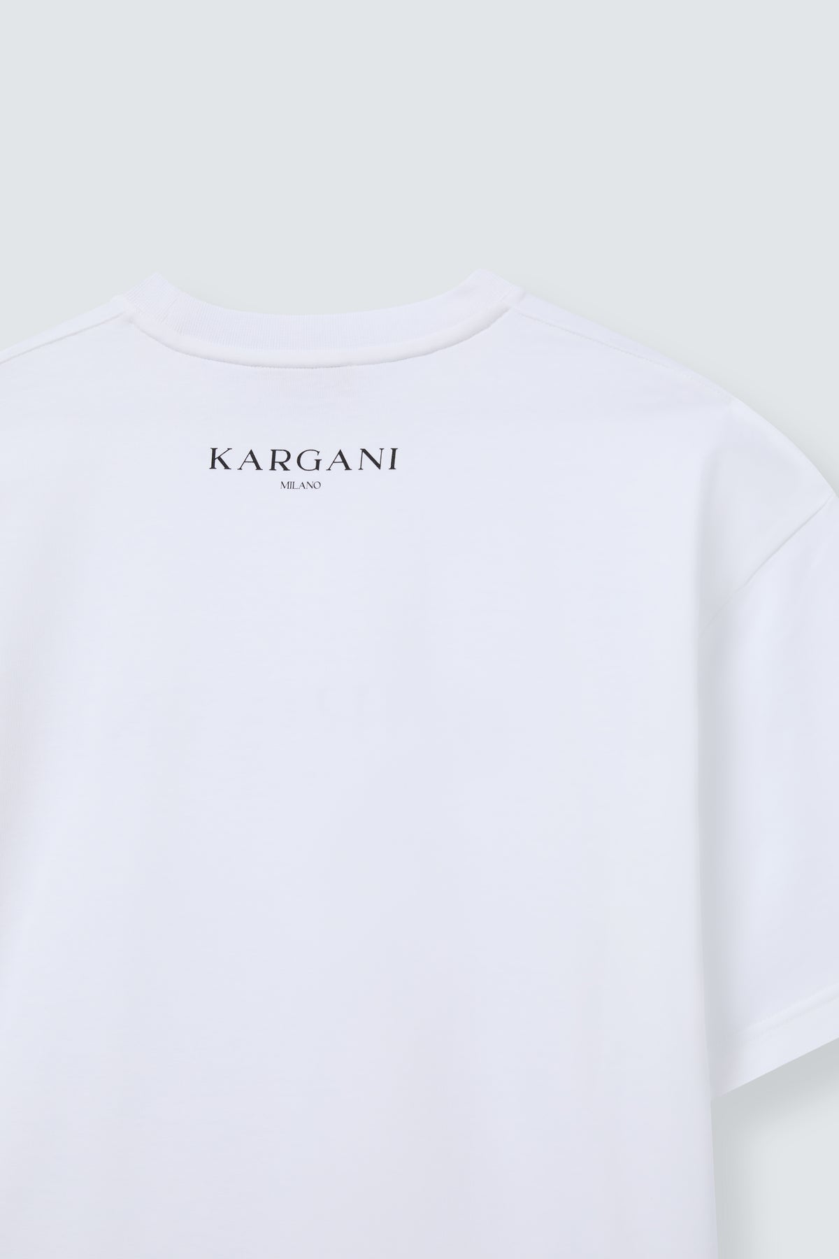 Kargani Milano Oversized Cotton T-Shirt in White by Maison Kargani