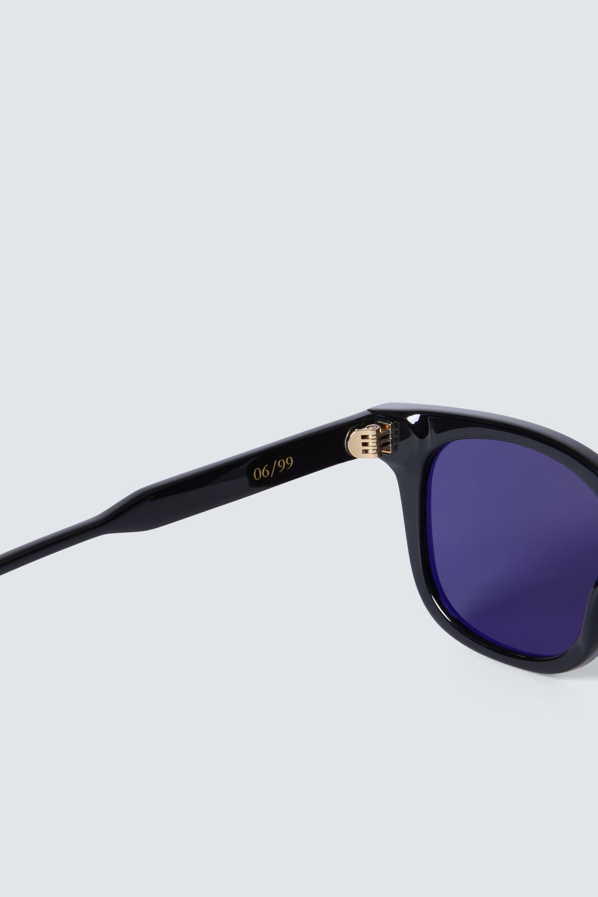Via Montenapoleone 01 Sunglasses in Black and Gold by Maison Kargani