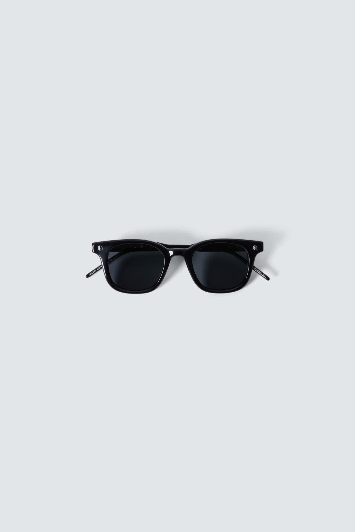 Via Montenapoleone 02 Sunglasses in Black and Silver by Maison Kargani