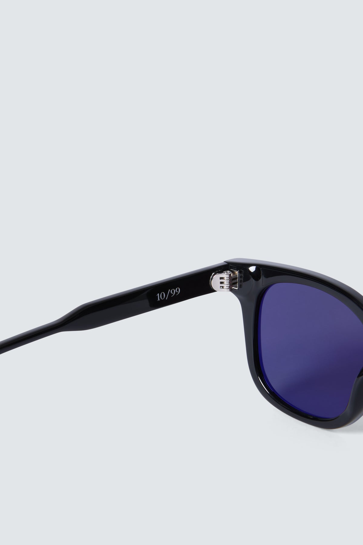 Via Montenapoleone 02 Sunglasses in Black and Silver by Maison Kargani