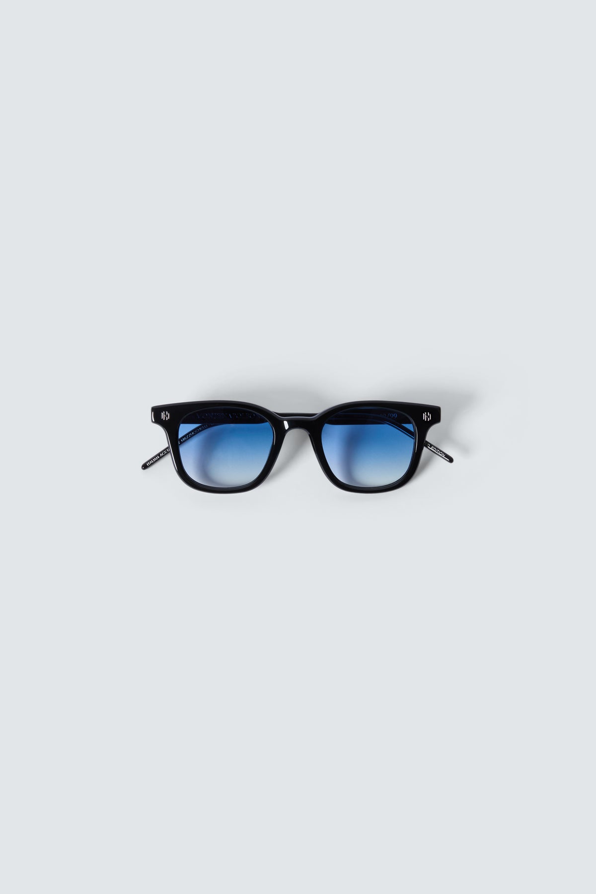 Via Montenapoleone 03 Sunglasses in Black and Silver by Maison Kargani