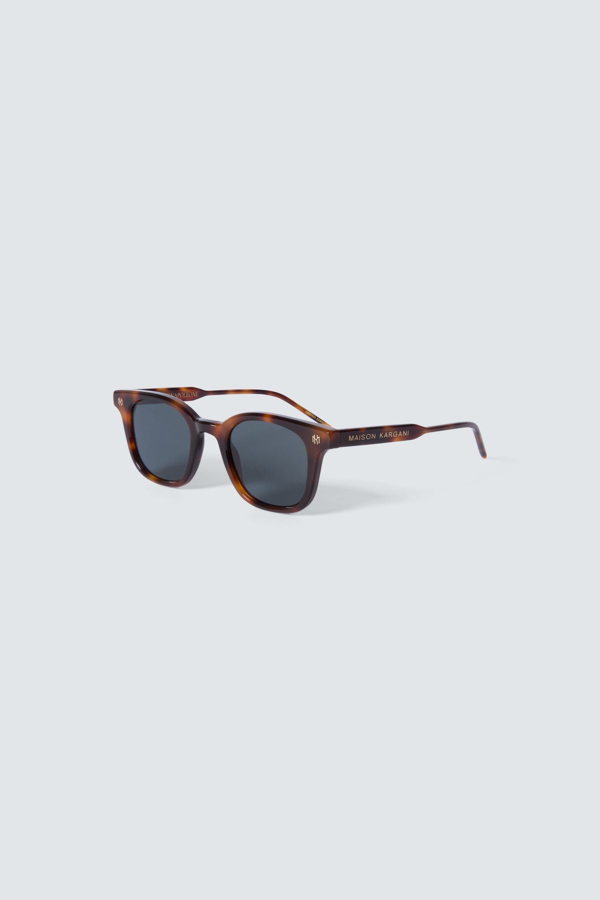 Via Montenapoleone 04 Sunglasses in Tortoise and Gold by Maison Kargani