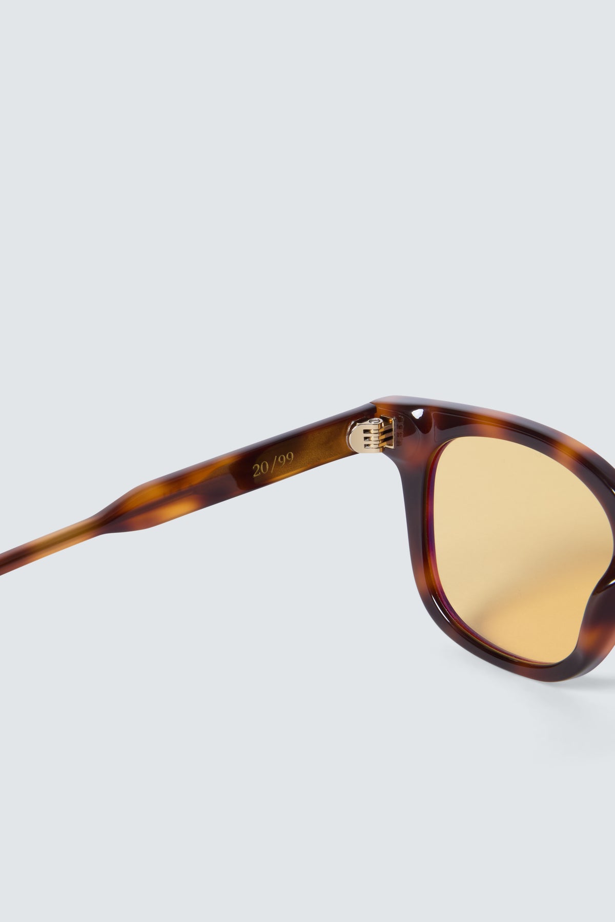 Via Montenapoleone 06 Sunglasses in Tortoise and Gold by Maison Kargani