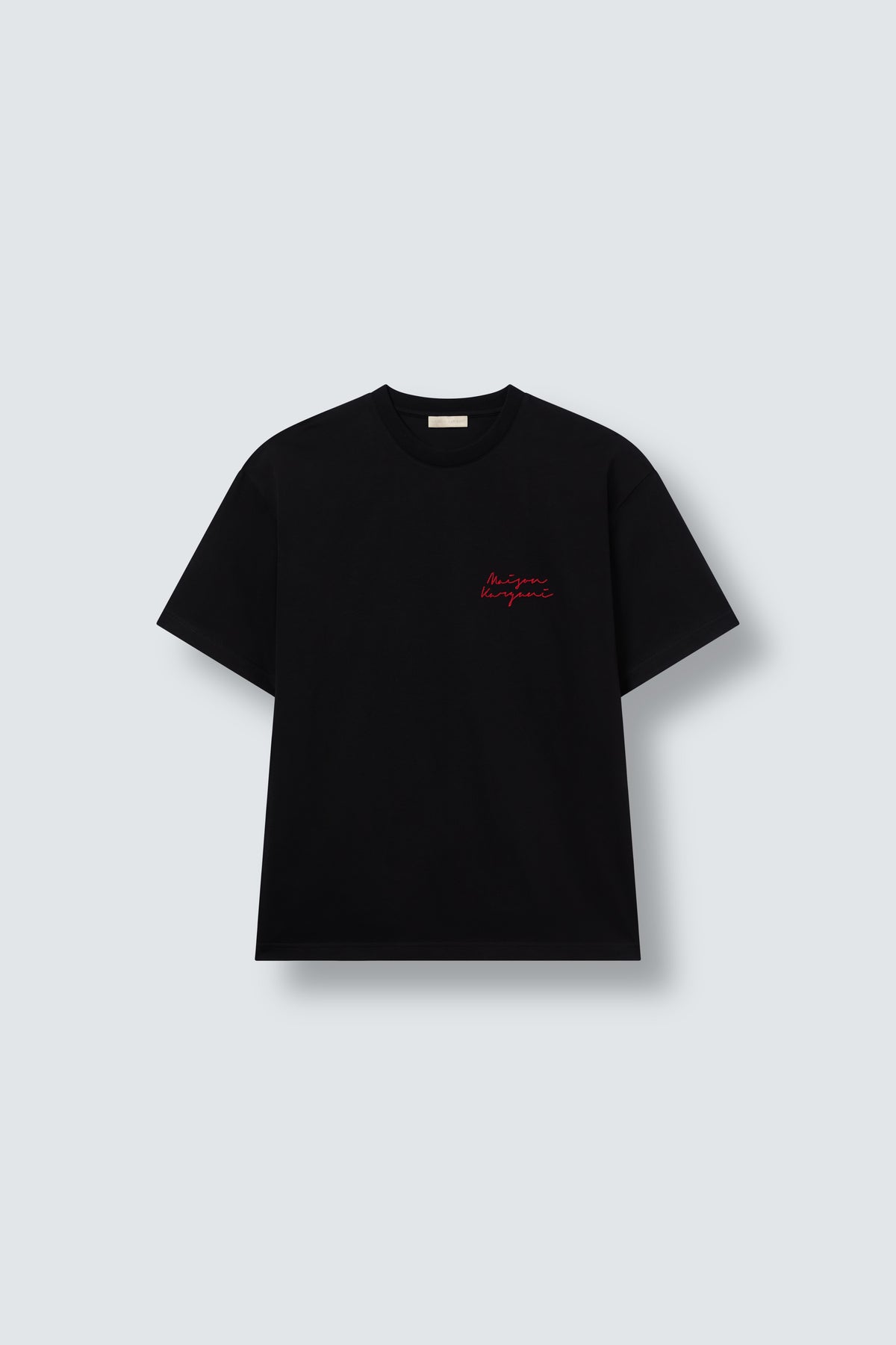 Signature Oversized Cotton T-Shirt in Black by Maison Kargani