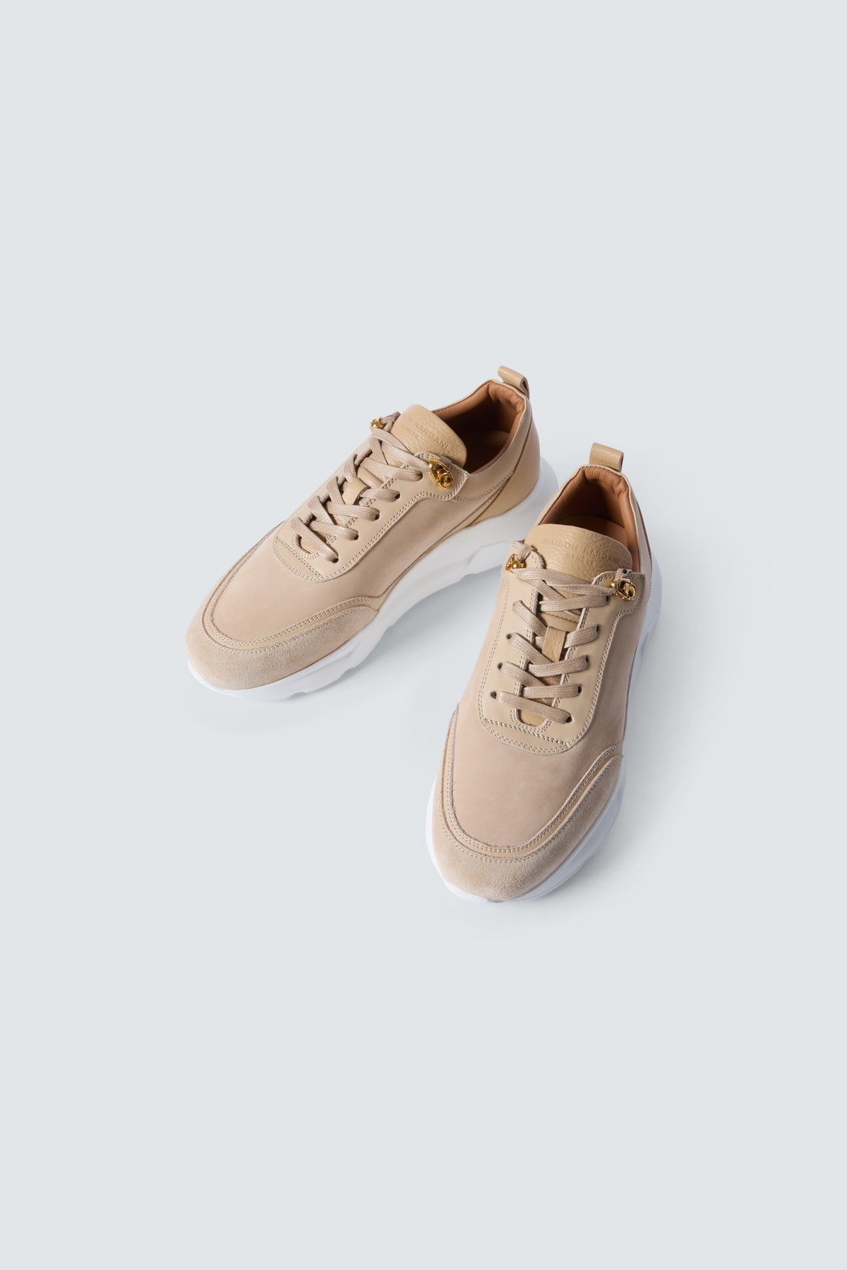 Stellar Nubuck Sneakers in Sand by Maison Kargani