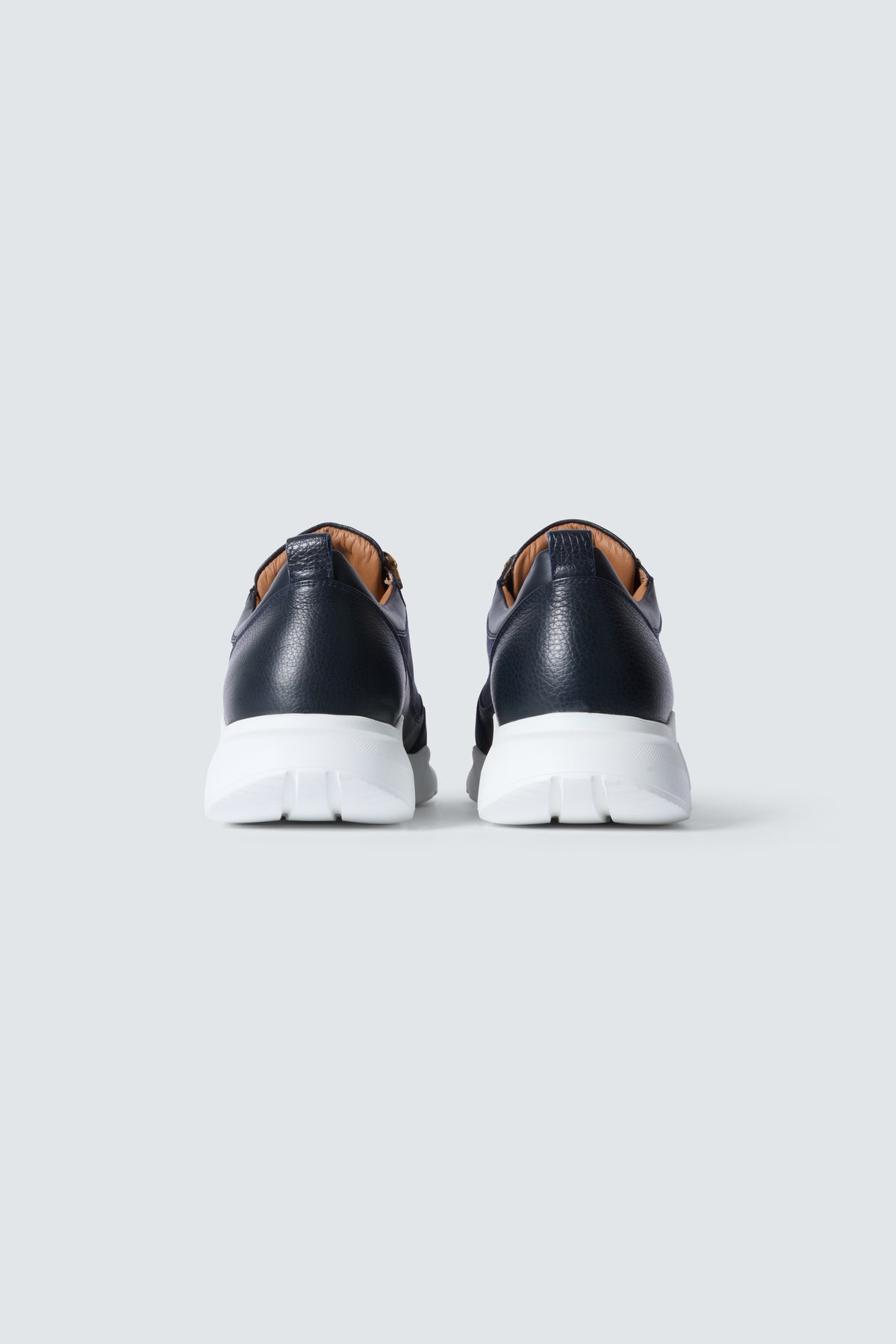 Stellar Nubuck Sneakers in Navy Blue by Maison Kargani