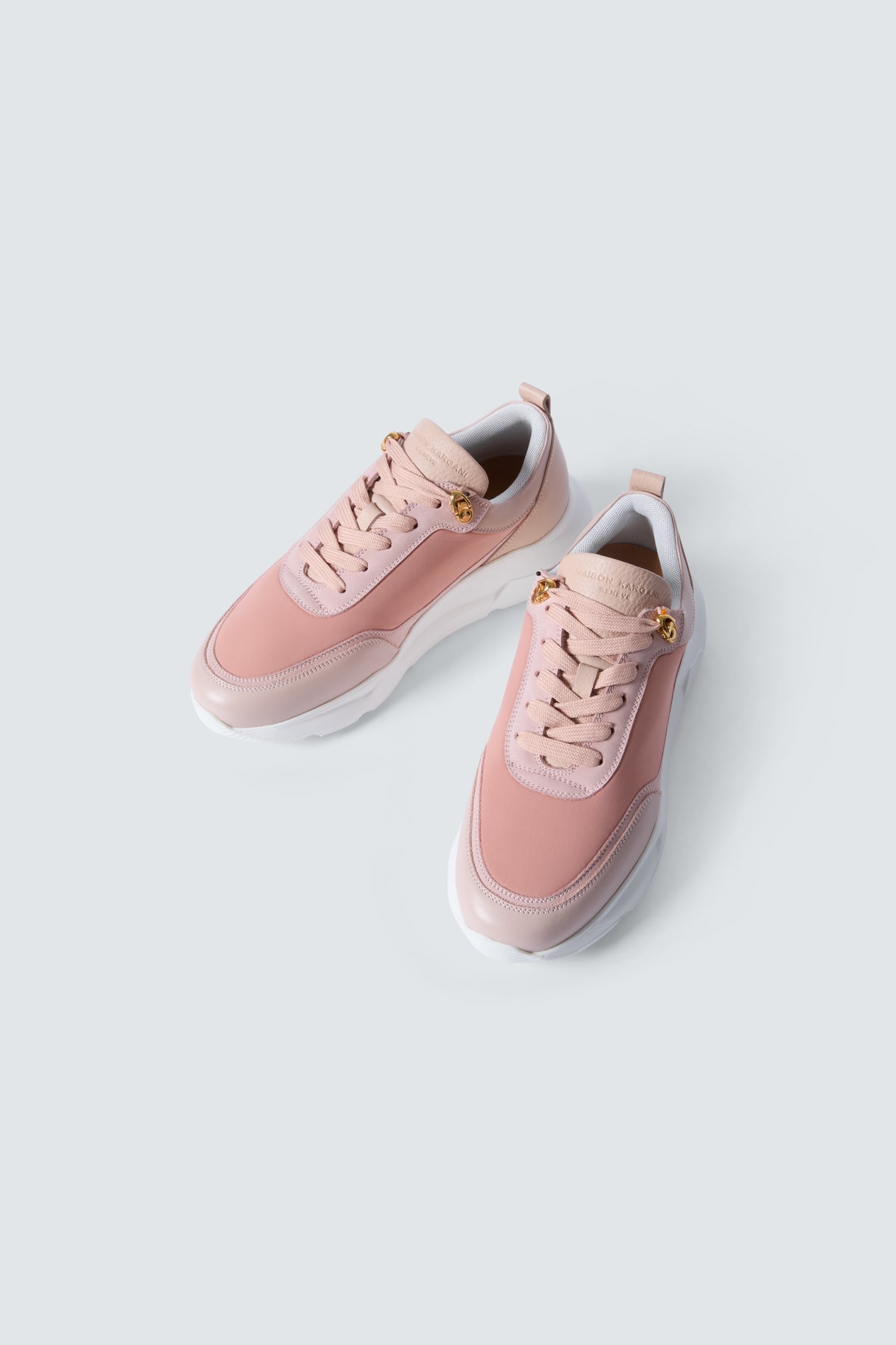 Stellar Scuba Sneakers in Nude by Maison Kargani