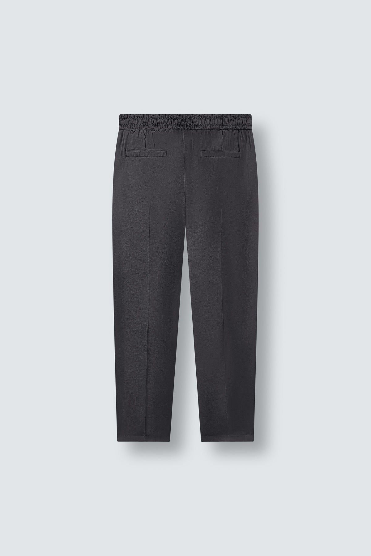 Tailored Silk Trousers in Black by Maison Kargani