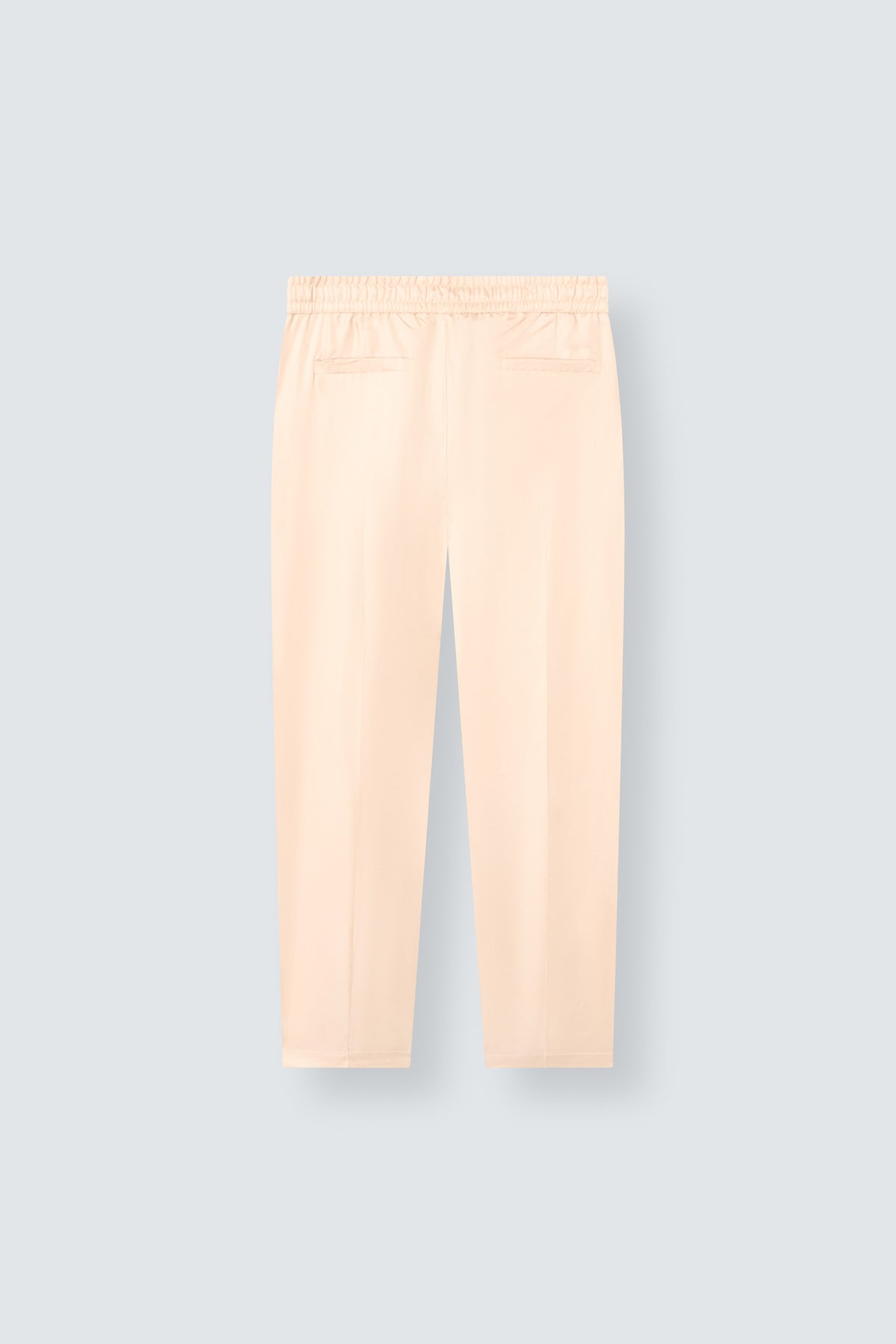 Tailored Silk Trousers in Champagne by Maison Kargani